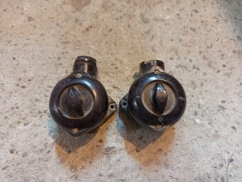 vypínače - zásuvky  staré retro