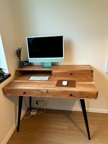 Psací stůl akáciové dřevo - 1