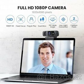 Nova webkamera 1080p, široký záběr