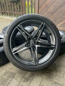 ORIGINÁLNÍ Alu AUDI A4, S4 R18, 5x112 - LETNÍ PNEU