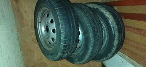 Letní pneu Michelin 165/70/13 s disky Škoda Felicia 3ks - 1
