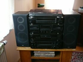 KENWOOD stereo hifi věž a gramofon SONY - 1