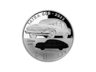 Pamětní stříbrná mince ČNB 2023 Tatra 603 PROOF - 1