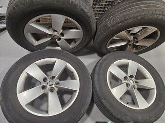 Originální disky Škoda Kodiaq 17" s pneumatikami 215/65 R17