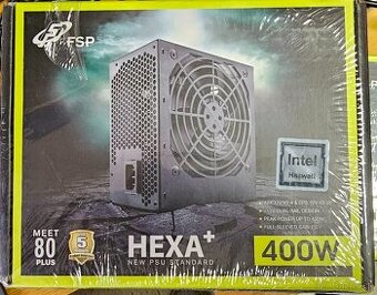 nové nerozbalené 2x FSP HEXA  400W 80+ - 1
