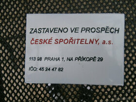 Cedule tabulka smaltovaná nepoužitá 500 kč s poštou