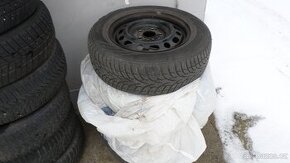 Prodám sadu disků 6Jx15H2 ET50 + zimní pneu 195/65/R15