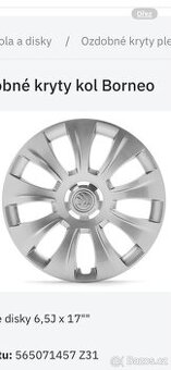 17” poklice skoda vw