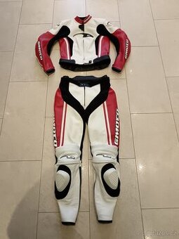 GiMoto lady Gp-Dámská kožená moto kombinéza, dvoudílná