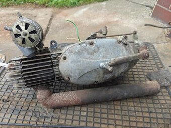 Motor Jawa pařez - nálezový stav