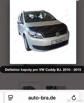 Deflektor predni kapoty VW Caddy/Touran