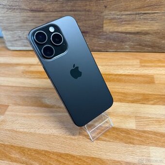 iPhone 15 Pro 128GB, černý (12 měsíců záruka)