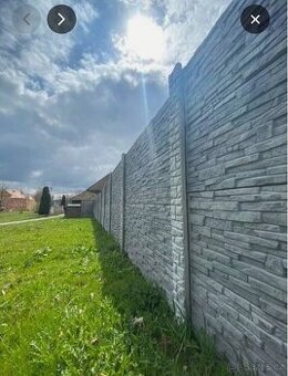 Betonový plot