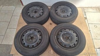 Sada disků Škoda 15" 5x100 letní pneu 185/60 R15 5-7mm Fabi