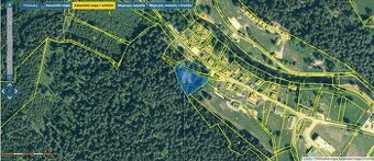 Prodej pozemku u lesa Horní Vltavice, okres Prachatice, 2388 - 1
