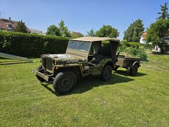 Ford GPW + vlek Bantam 1/4