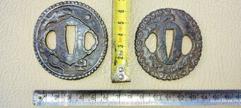 Originální japonská tsuba, záštita