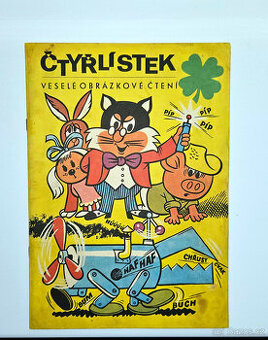 Čtyřlístek č.1 Výnález profesora Myšpulína - 1969 - ORIGINAL