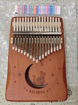 Kalimba 17 kláves hubení nástroj