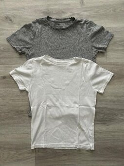 2 x Chlapecká trička H&M, vel. 146/152