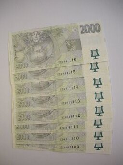 Bankovky 2000 Kč - Série Z70