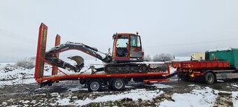 Podvalník, podval, valník, tandem, vlek, přívěs, trailer,