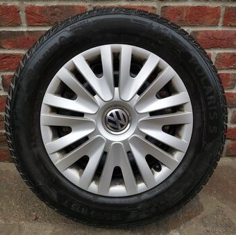 Zimní sada 5x112 R15 Polaris 5 195/65 R15 + orig. poklice