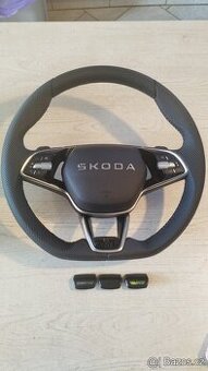 Volant Škoda NOVÝ originální s padly zkosený