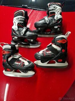 Dětské zimní brusle Head 30-33EUR a Oxelo 28-31 EUR