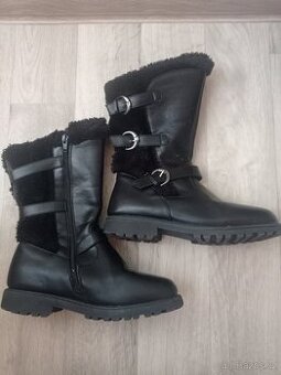 Dívčí kozačky Junior League Karlenborg, vel.34, stélka 23 cm