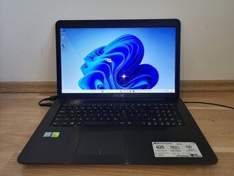 17,3" notebook Asus R753U, 2 GB grafika