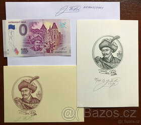 0€ bankovka Euro souvenir Kezmarsky hrad, len 20 kusov