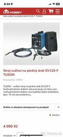 Stroj svářecí na plněný drát SV120-F TUSON - 1