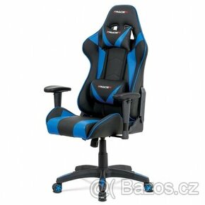 Herní křeslo, kancelářská židle KA-F03 BLUE