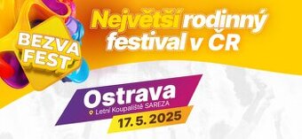 Bezva fest Ostrava za 600 kč/ks
