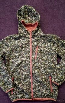 Květovaná softshell bunda Lewro