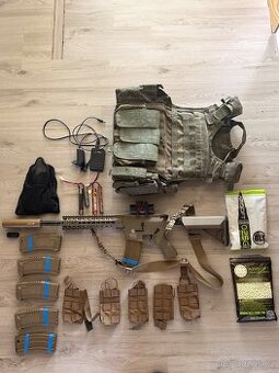 Prodam kompletní airsoft vybavení+ zbraň
