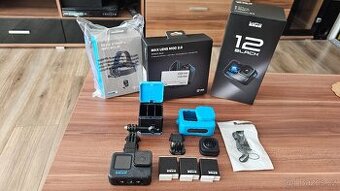 Gopro hero 12 black + max lens mod 2.0 +3x enduro baterie