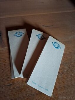 Účtenky retro jednota nové sběratelské 