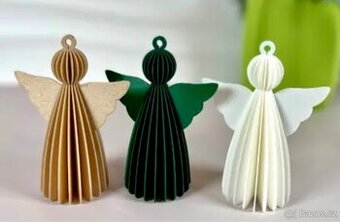 Vánoční andělíčci - Rodinná / Klasik (3D tisk)