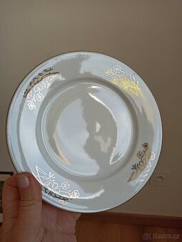 4x talíř/ československý porcelán