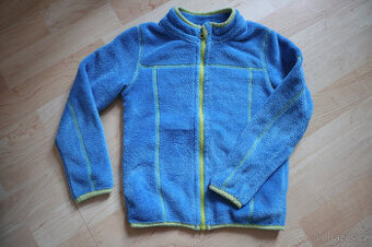 Chlapecká mikina vel. 110/116 - světle modrá