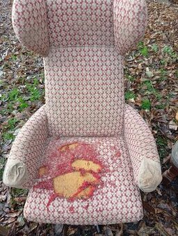 Křeslo Halabala ušák - 1