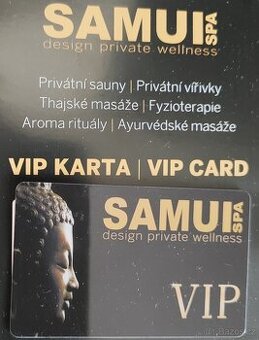 VIP karta do SAMUI SPA wellness - Praha Letnany