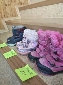 Dětské zimni boty velikost 24 26 27