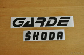 Nápis Škoda Garde