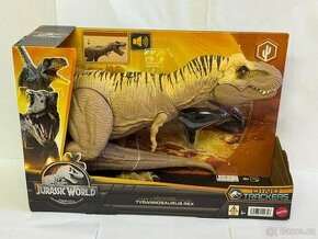 Jurský svět - Dinosaurus T-Rex na lovu se zvuky