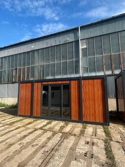 Obytný kontejner PMP-Y o rozměru 2,4 x 6 m s franc. dveřmi