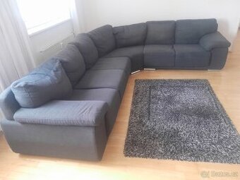 Prodám sedací soupravu, rohová, práva. - 1