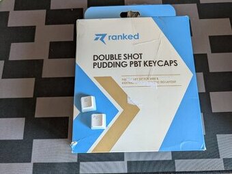Sada keycaps klávesy Ranked PBT Doubleshot pudding - 1